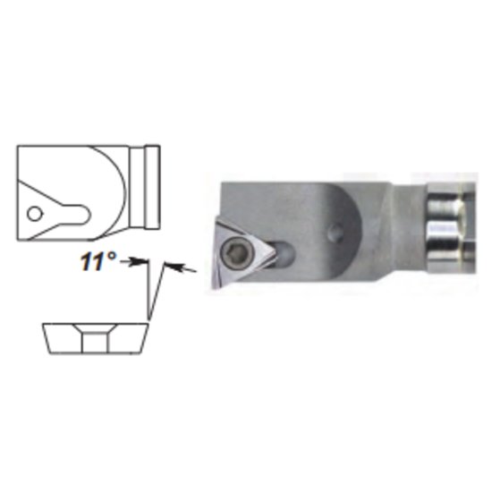Picture of Internal Tool 40-1115 Turning Boring Bar Triangle Insert Replacable Head